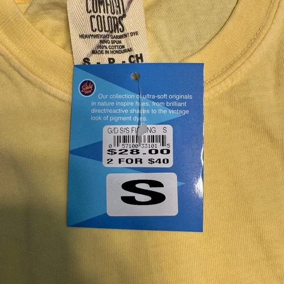 Salty squad shirt small yellow NWT - Picture 5 of 5